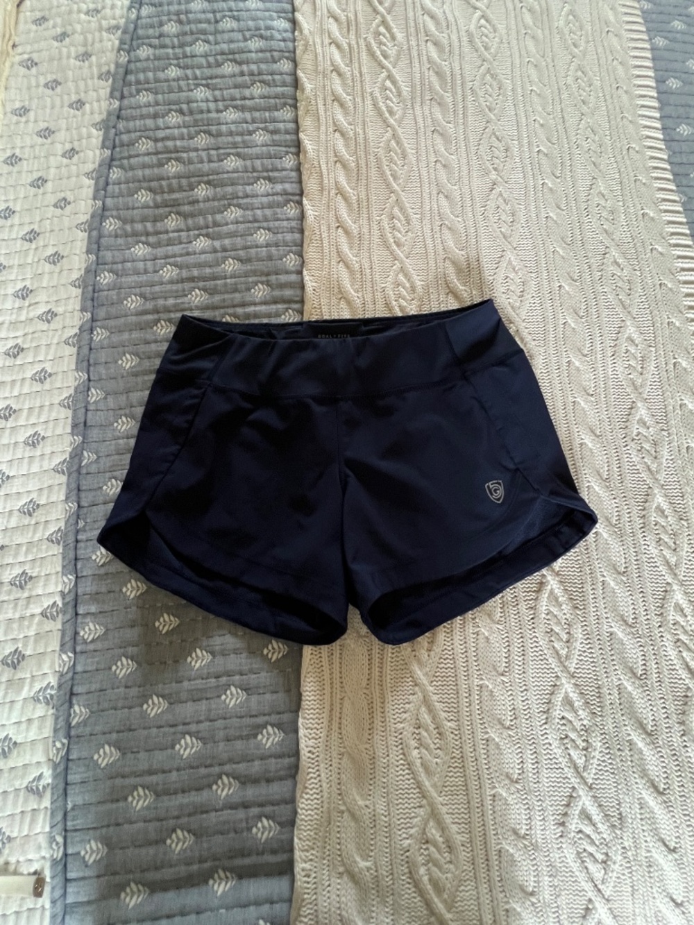 Lot of 4 Goal Five Performance Shorts - Women's L - Navy, Gray, Rust, Blue - Picture 7 of 8